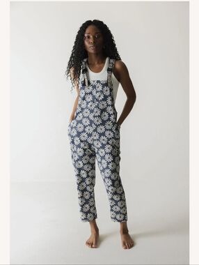 NWT Kavu San Blas Daisy Love Overalls